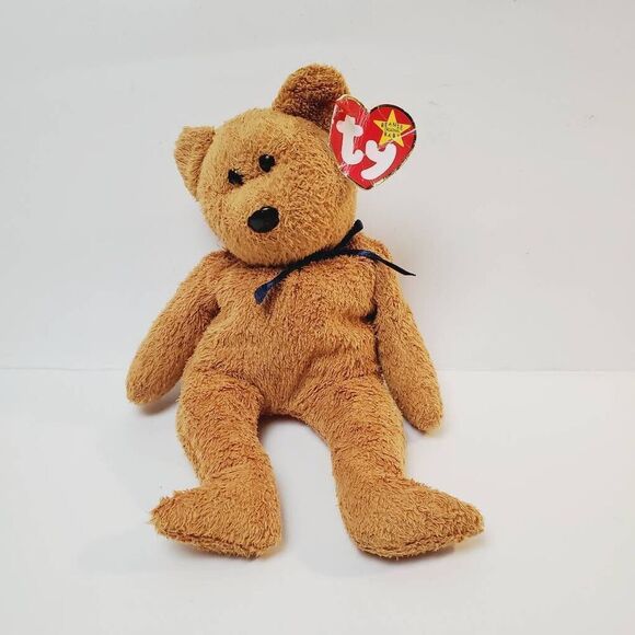 Ty Beanie Baby FUZZ the Bear Stuffed Animal Toy - Picture 4 of 5